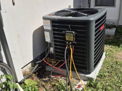 Outdoor AC Condenser Unit Maintenance and Diagnostic